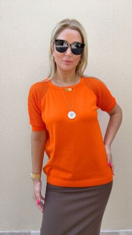 Tekla Turuncu Triko