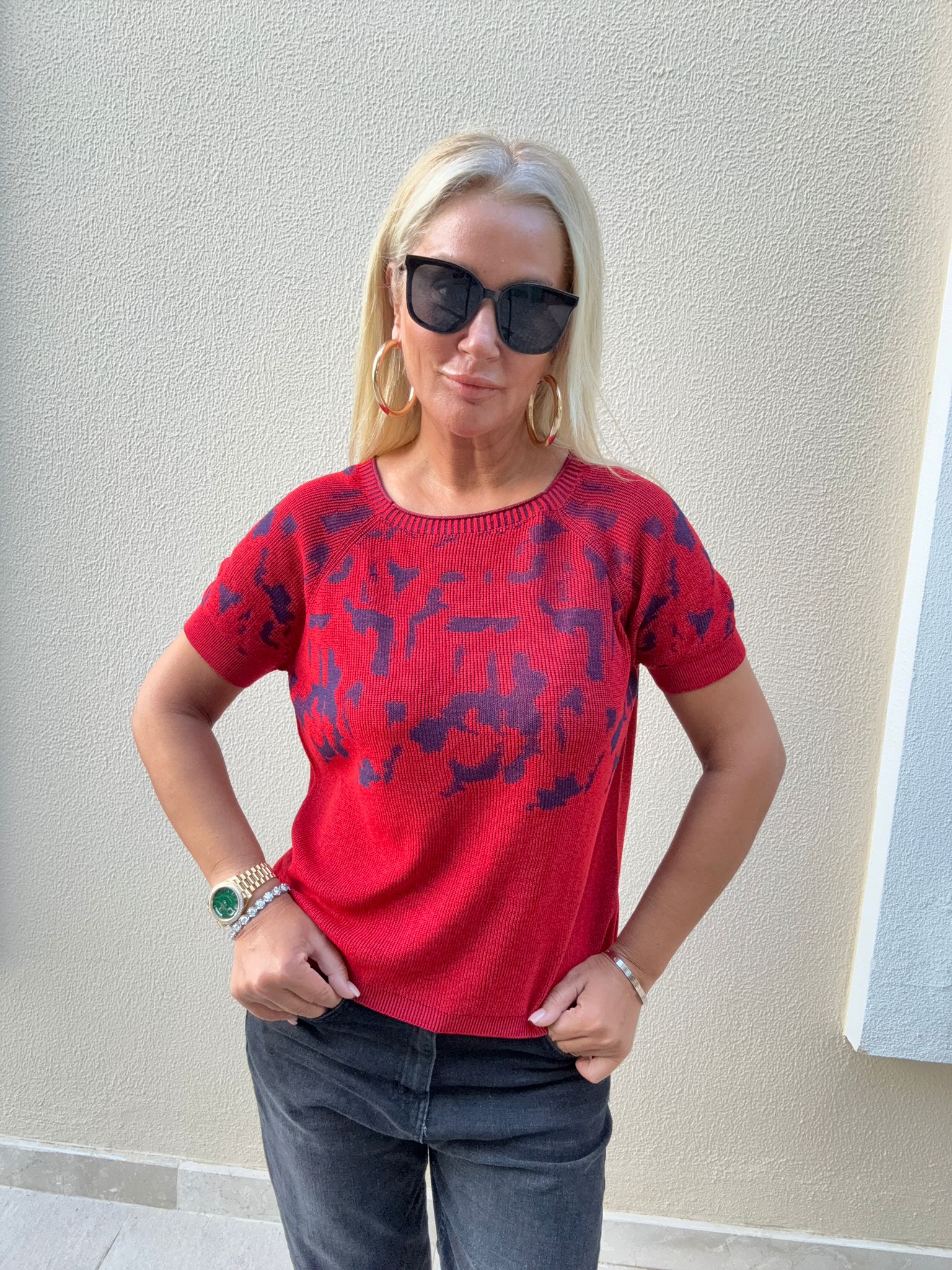 Olya Kırmızı Triko