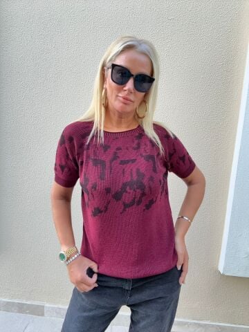 Olya Bordo Triko