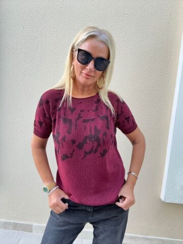 Olya Bordo Triko