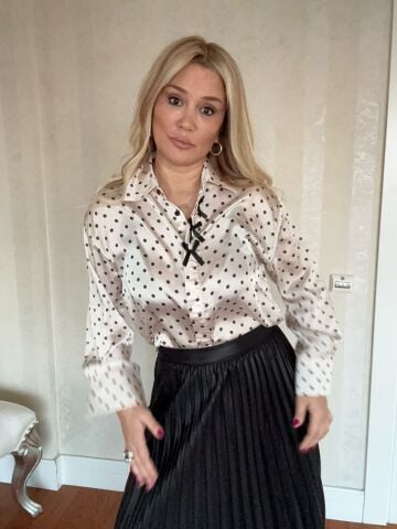 Talking Fiyonklu Taş Rengi Gömlek