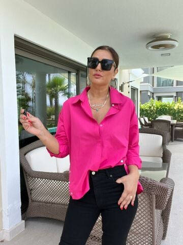 Bloms Kadın Pembe Gömlek