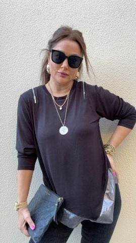 Tatia Siyah Bluz