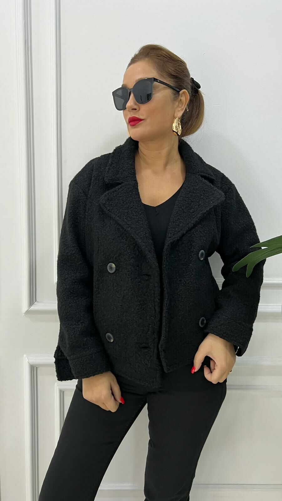 Vikka Kadın Siyah Mont