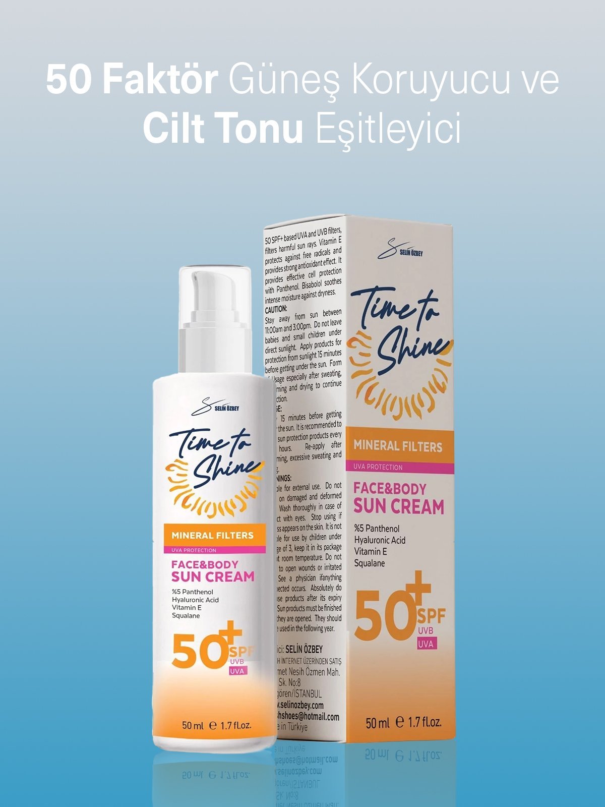 Güneş Koruyucu Leke Karşıtı 50 SPF Krem