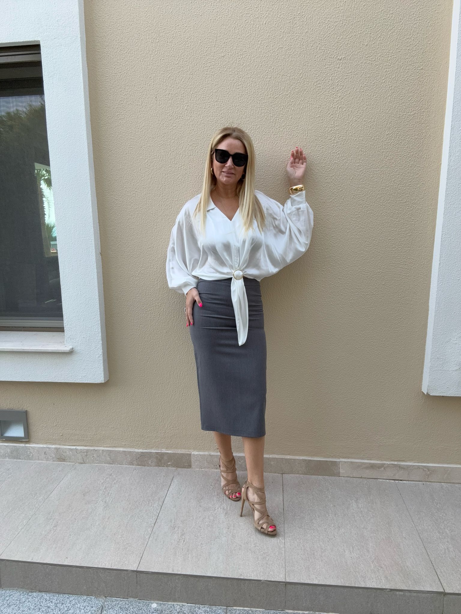 Karla Antrasit Midi Boy Kalem Etek