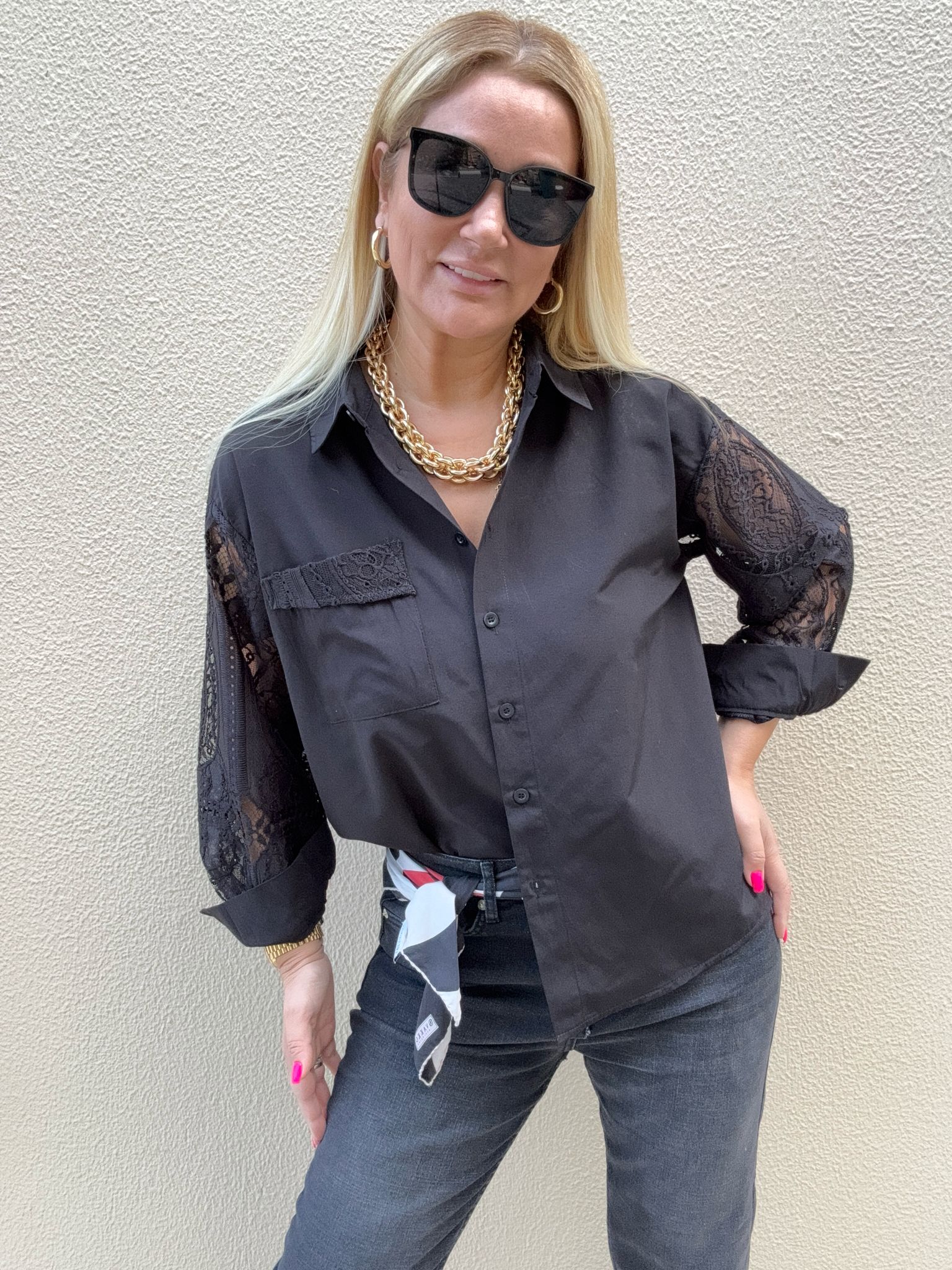 Tanley Siyah Gömlek