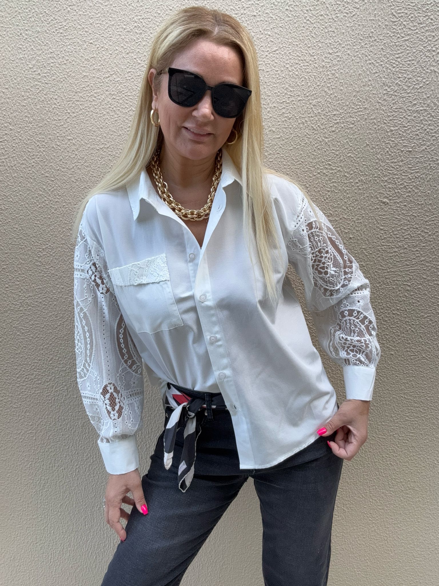 Tanley Beyaz Gömlek