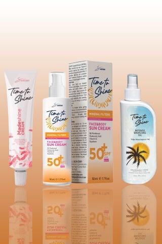 Leke Kremi+50 SPF Koruyucu Güneş Krem +Bronzlaştırıcı Yağ 3lü Set