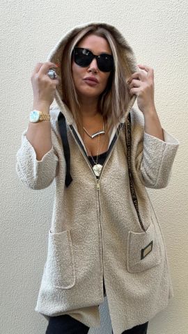 Selra Taş Rengi Hırka