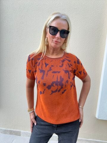 Olya Turuncu Triko