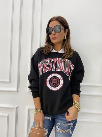 Westmont Siyah Sweat