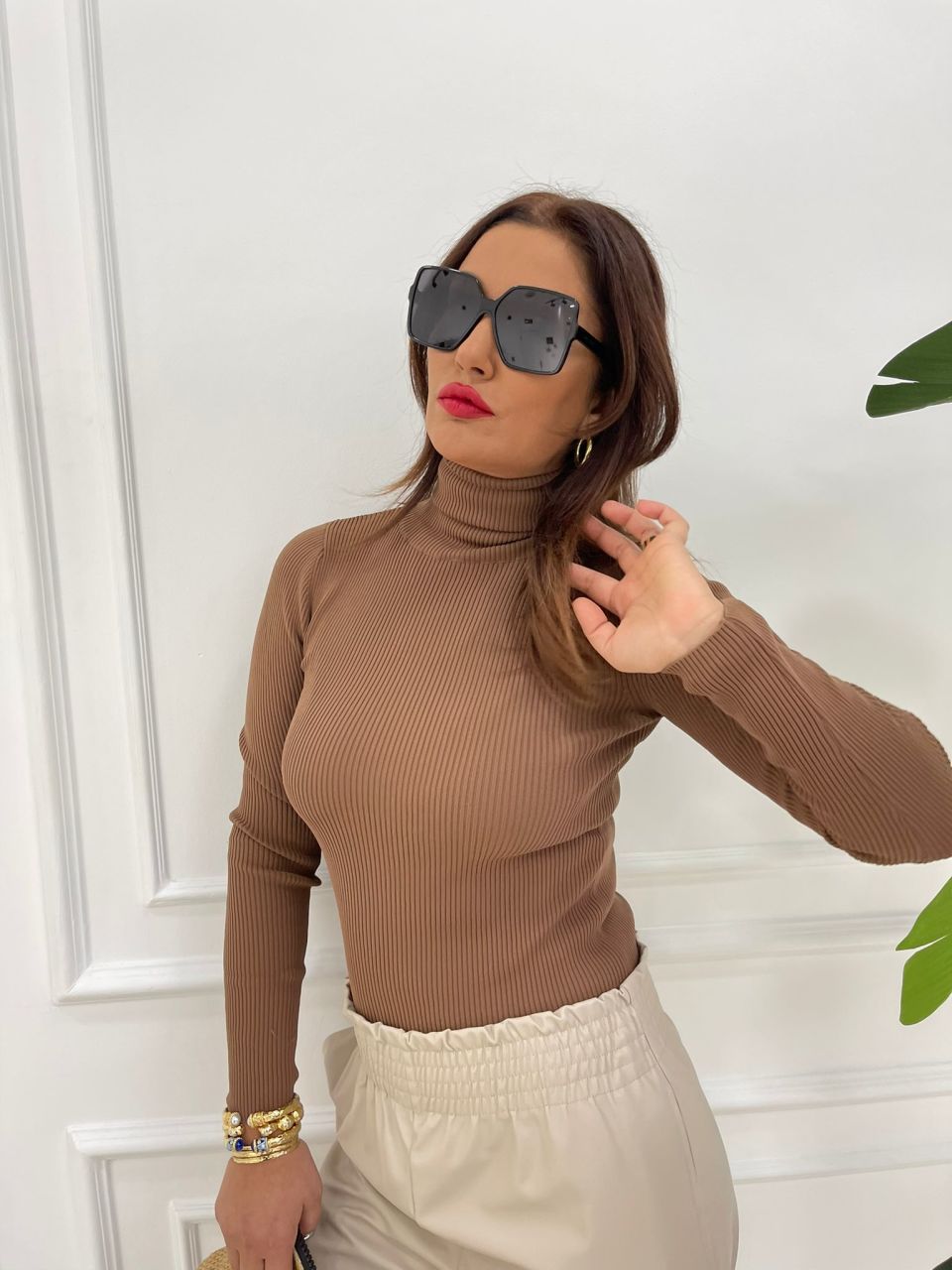 Kahve Balıkçı Triko