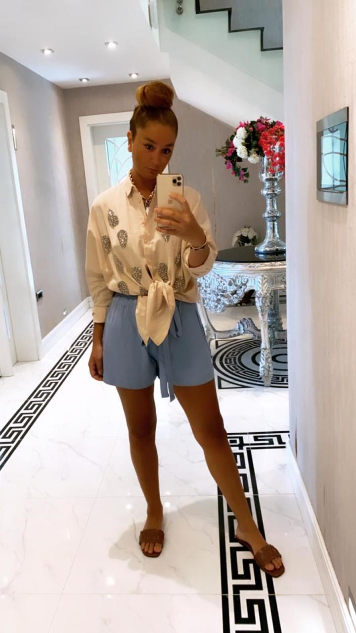 Erica Mavi Şort