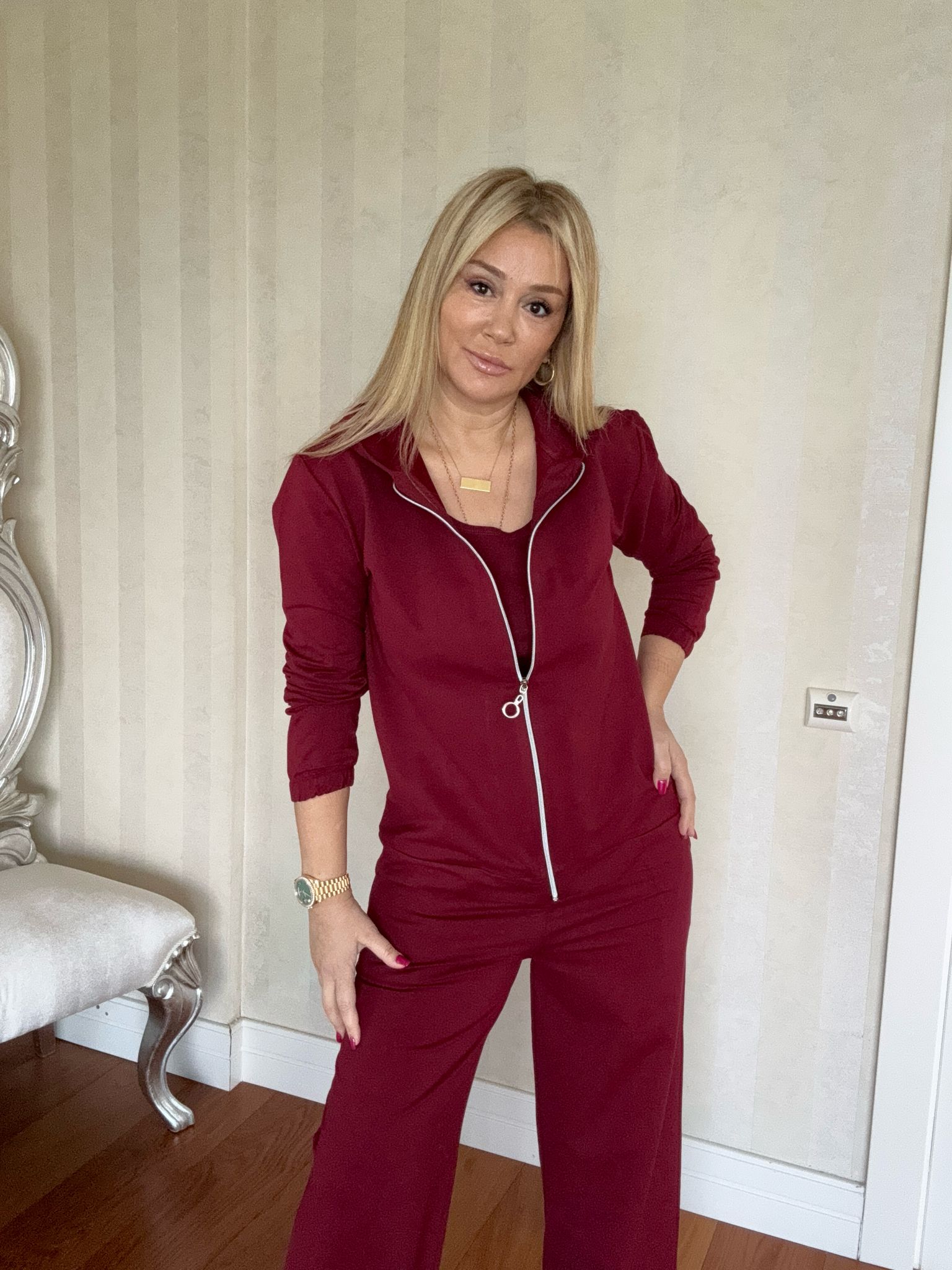 Karse 3 lü Bordo Takım