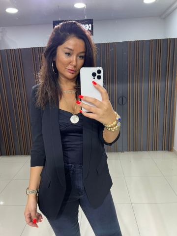 Dimore Siyah Blazer