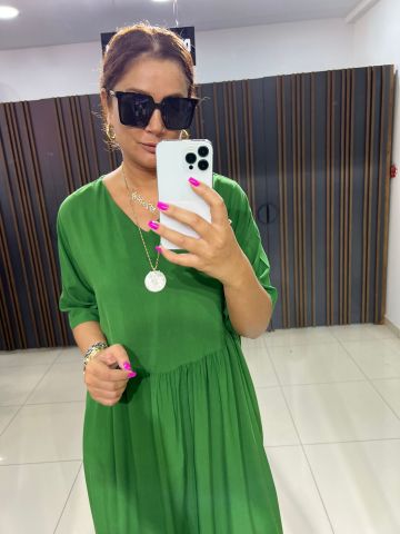 Nilda Yeşil Elbise
