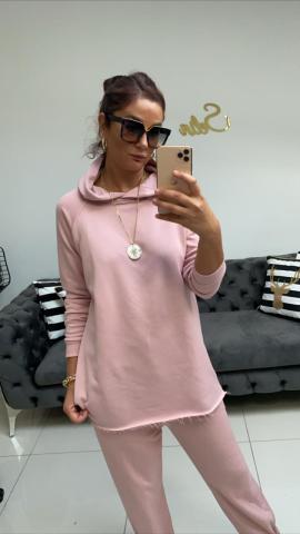 Astec Pudra Kapşonlu Sweat