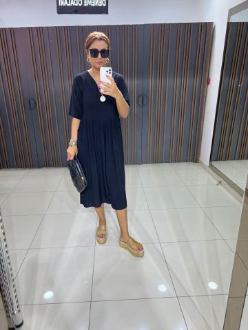Nilda Siyah Elbise