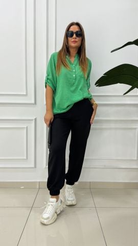 Wanda Siyah Eşofman Altı