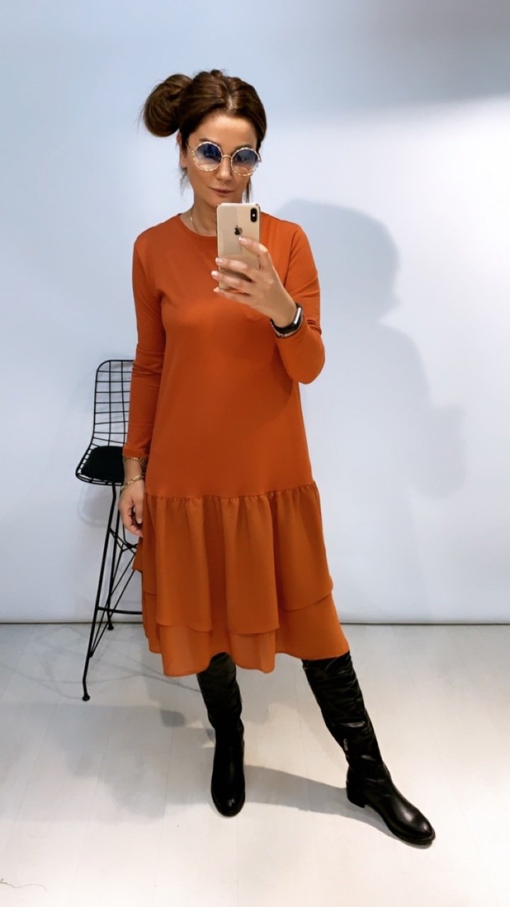 Penelope Kiremit Elbise