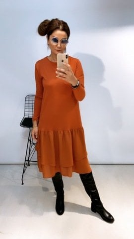 Penelope Kiremit Elbise