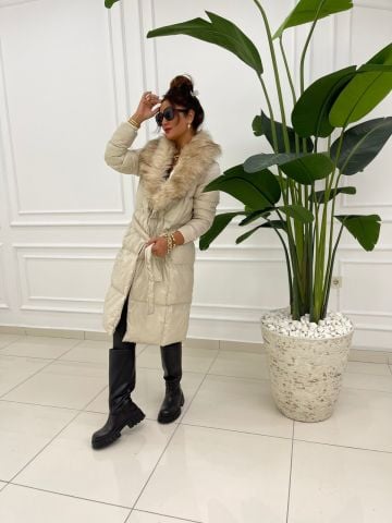 Alvina Taş Rengi Mont