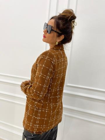 Brandy Kahve Blazer