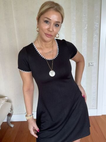 Brenda Siyah Elbise