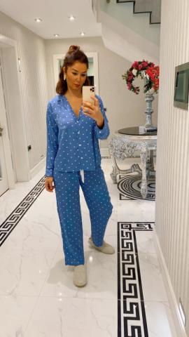 Napsi Mavi Pijama Takım