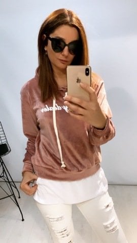 Hoddy Gül Kurusu Sweat