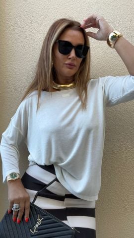 Zeyza Ekru Triko