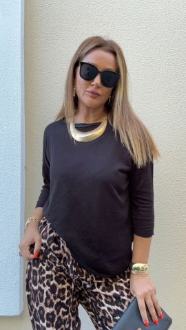 Zeyza Siyah Triko