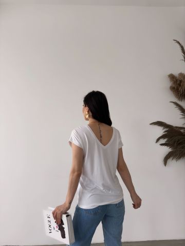 Malte Beyaz T-shirt