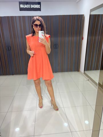 Sasha Orange Elbise