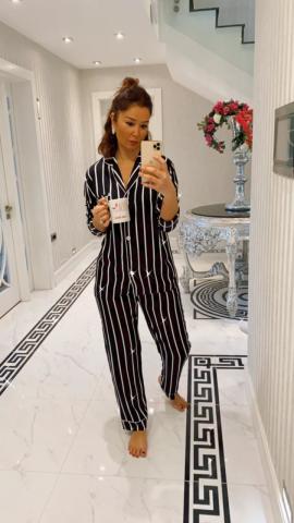 Victoria Siyah Pijama Takım
