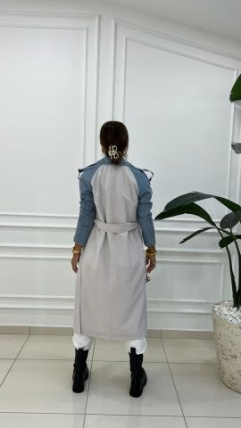 Keops Kadın Taş Rengi Trench