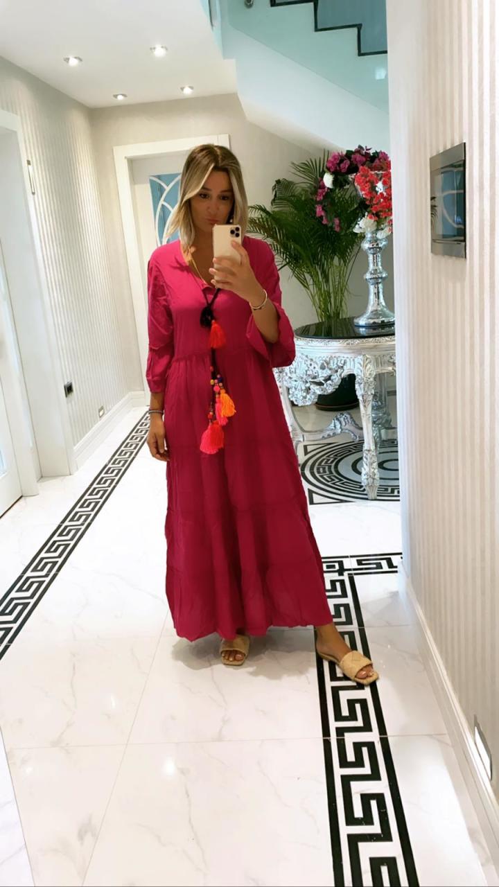 Radley Fuşya Elbise