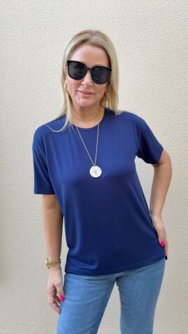 Orka Lacivert T-shirt