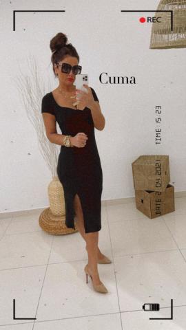 Roccer Siyah Elbise