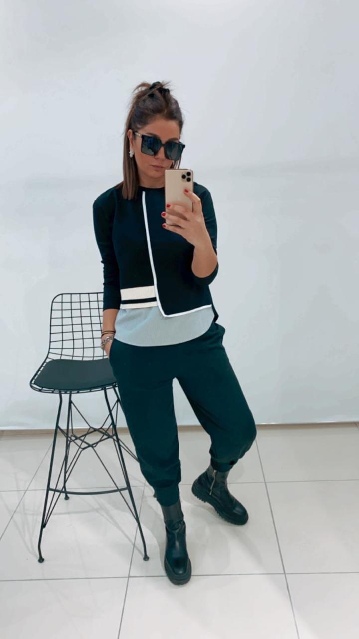 Yadiel Siyah Eşofman Altı