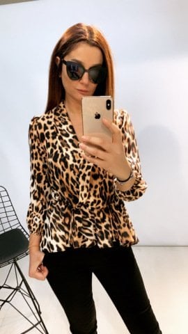 Aleta Leopar Bluz