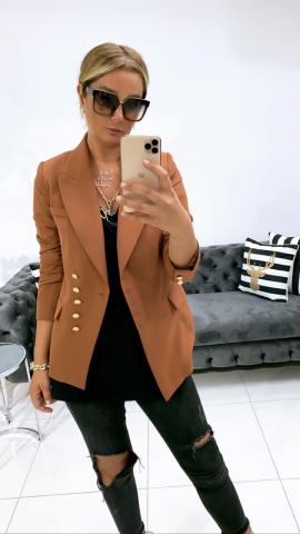 Zenly Kahve Blazer