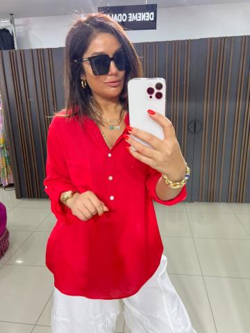 Liliy Kırmızı Gömlek