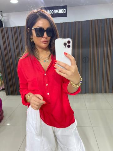 Liliy Kırmızı Gömlek