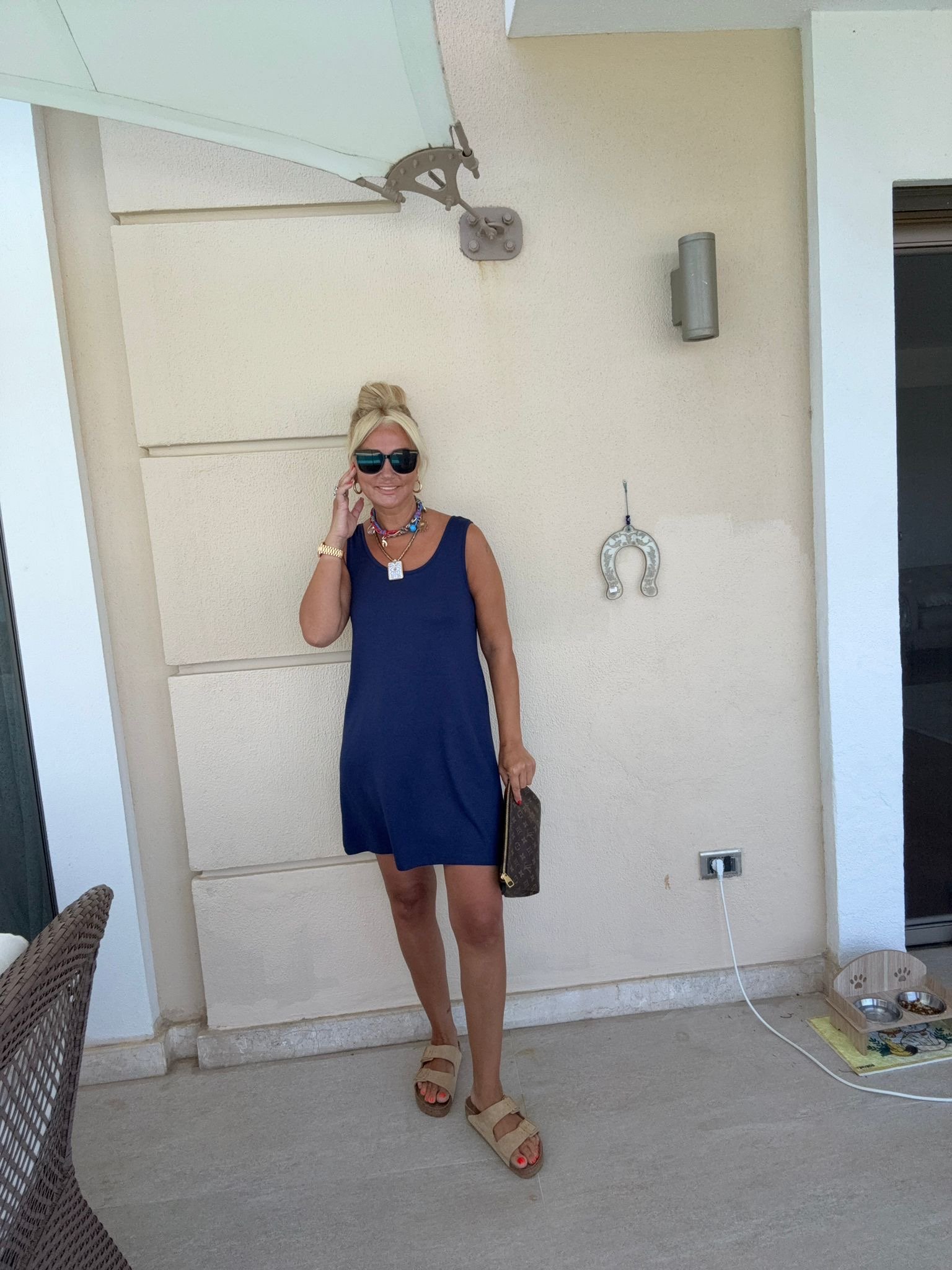 Leliva Lacivert Modal Elbise M - LACİVERT