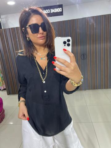 Liliy Siyah Gömlek