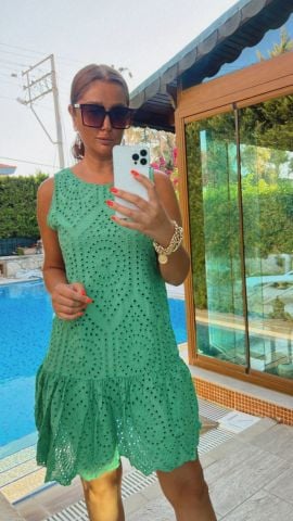 Demy Yeşil Elbise