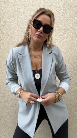 Vizard Gri Blazer