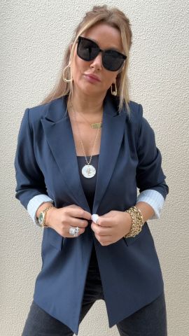 Vizard Lacivert Blazer